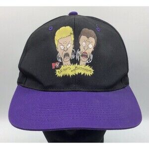Vintage KC 1993 Beavis And Butthead Snapback Hat One Size MTV